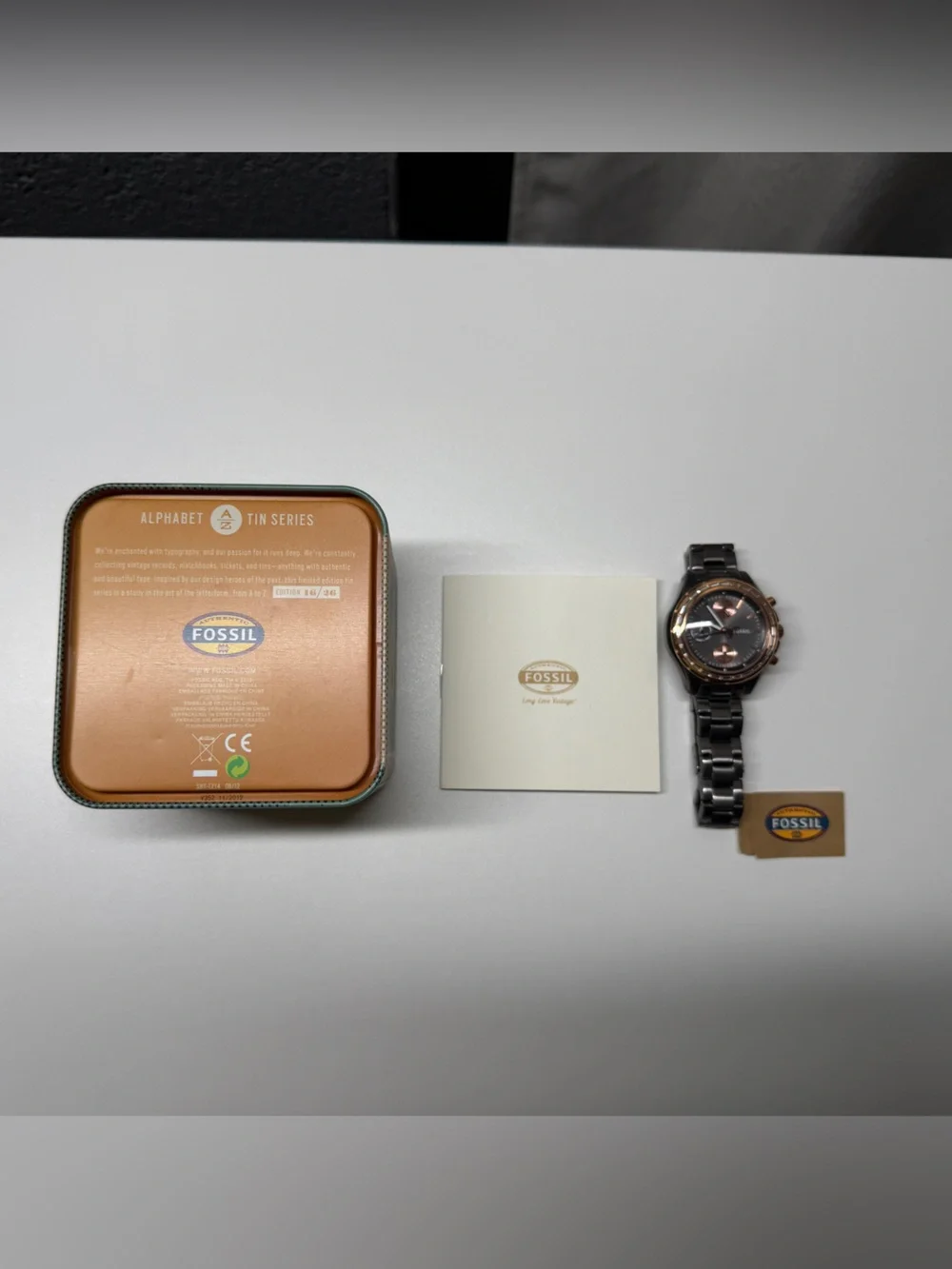 Fossil Womens Watch with Rose Gold Accents